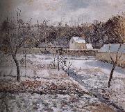 Camille Pissarro Snow Germany oil painting artist